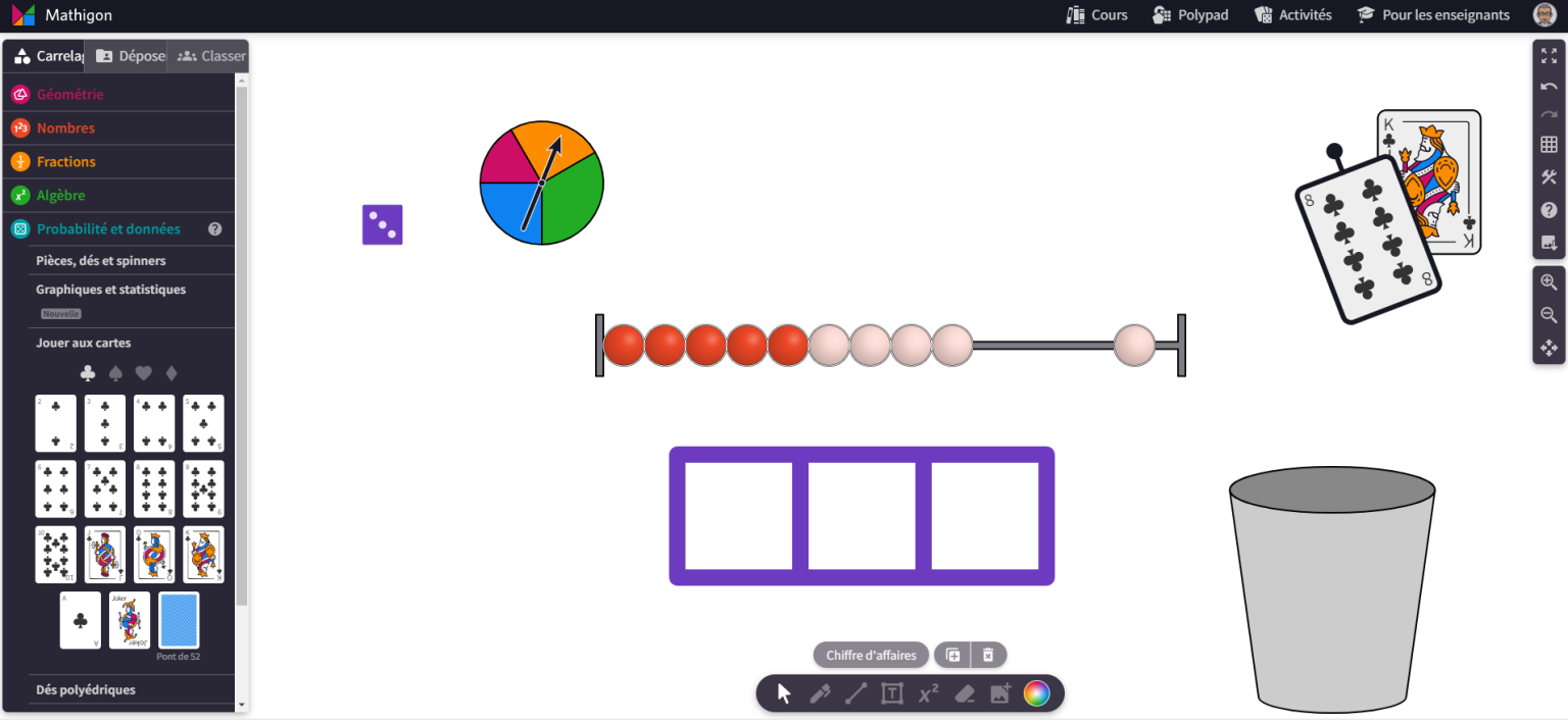 Mathigon polypad – Ressources pour l'école inclusive